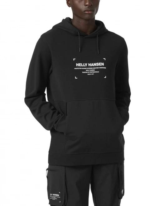 pulover cu gluga pt. barbati Helly Hansen Move Sweat Hoodie negru 2