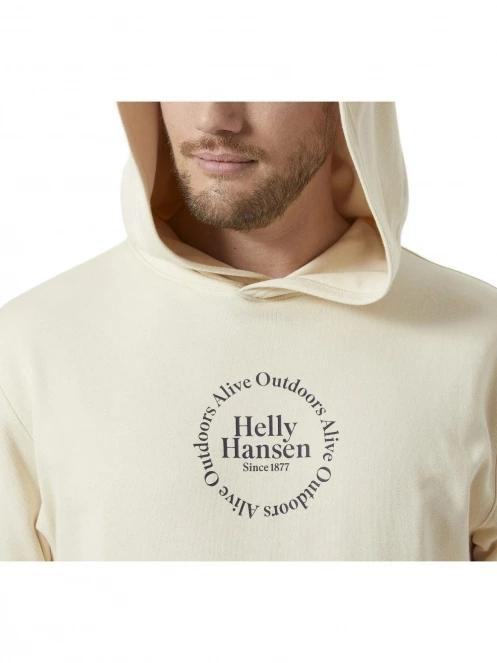 pulover cu gluga pt. barbati Helly Hansen Core Graphic Sweat Hoodie nisip 4