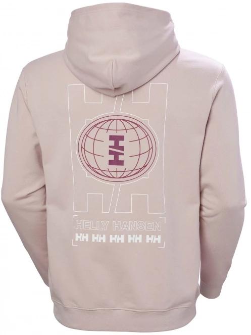 pulover cu gluga pt. barbati Helly Hansen Core Graphic Sweat Hoodie roz 7