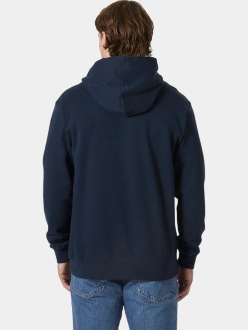 pulover cu gluga pt. barbati Helly Hansen Core Graphic Sweat Hoodie albastru inchis 3