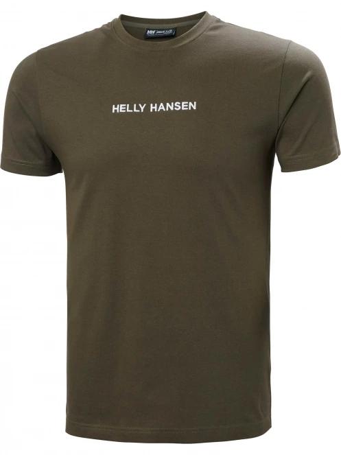 tricou cu maneci scurte pt. barbati Helly Hansen Core Graphic T oliv 4