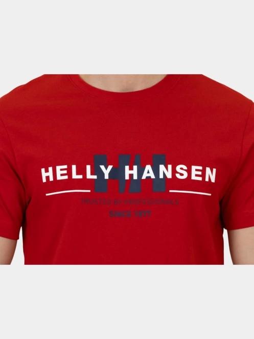 tricou cu maneci scurte pt. barbati Helly Hansen Core Graphic T rosu 6