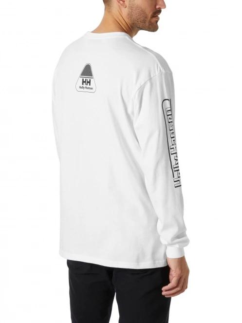tricou cu maneci lungi pt. barbati Helly Hansen Yu Long Sleeve alb 3