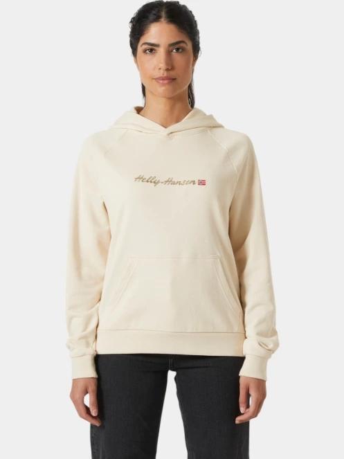 pulover cu gluga pt. femei Helly Hansen W Core Graphic Hoodie nisip 2