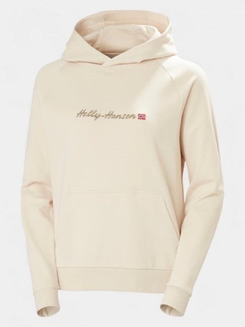 pulover cu gluga pt. femei Helly Hansen W Core Graphic Hoodie nisip 6