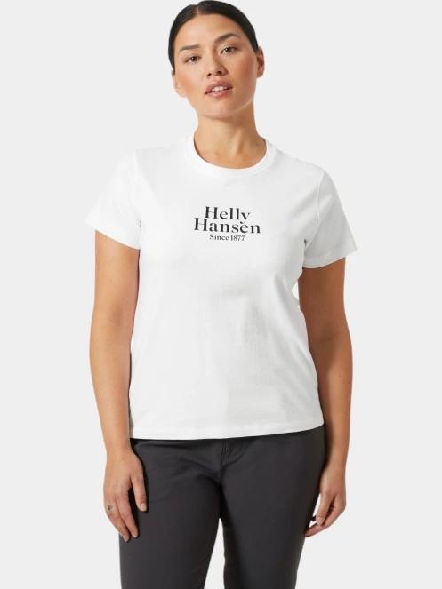 tricou cu maneci scurte pt. femei Helly Hansen W Core Graphic T-Shirt 2.0 alb 2
