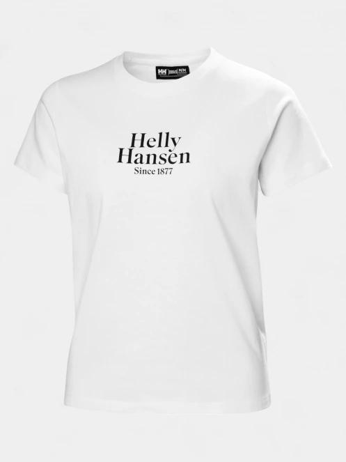 tricou cu maneci scurte pt. femei Helly Hansen W Core Graphic T-Shirt 2.0 alb 5