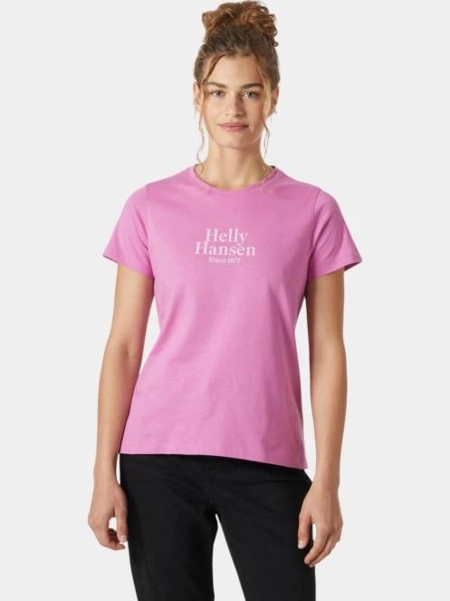 tricou cu maneci scurte pt. femei Helly Hansen W Core Graphic T-Shirt 2.0 magenta 2