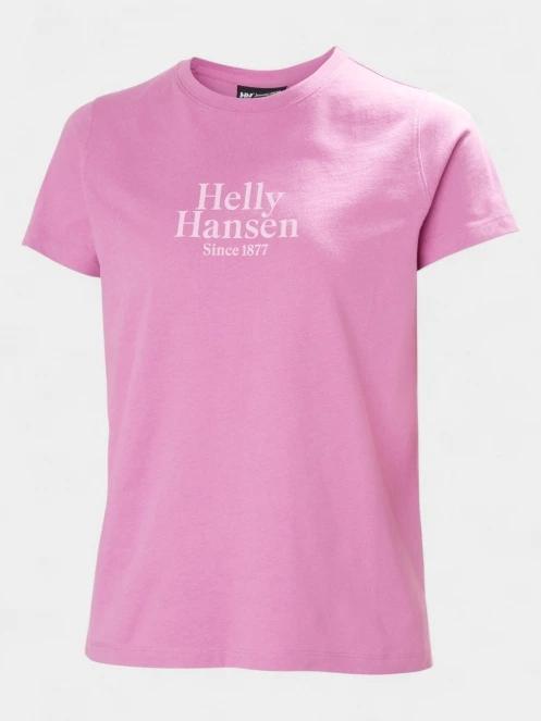 tricou cu maneci scurte pt. femei Helly Hansen W Core Graphic T-Shirt 2.0 magenta 5