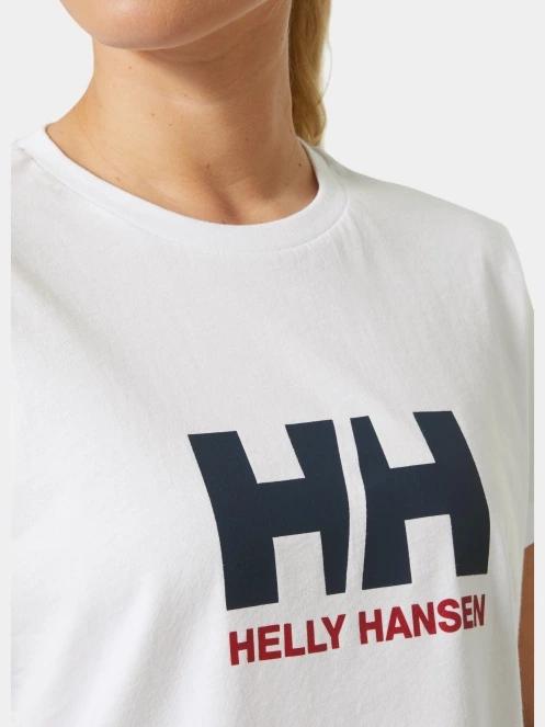tricou cu maneci scurte pt. femei Helly Hansen W Hh Logo T-Shirt 3.0 alb 4
