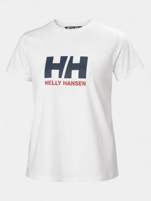 tricou cu maneci scurte pt. femei Helly Hansen W Hh Logo T-Shirt 3.0 alb 5