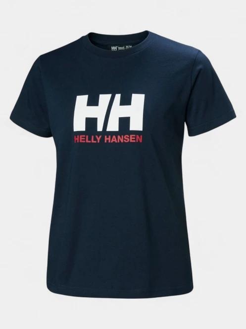 tricou cu maneci scurte pt. femei Helly Hansen W Hh Logo T-Shirt 3.0 albastru inchis 5