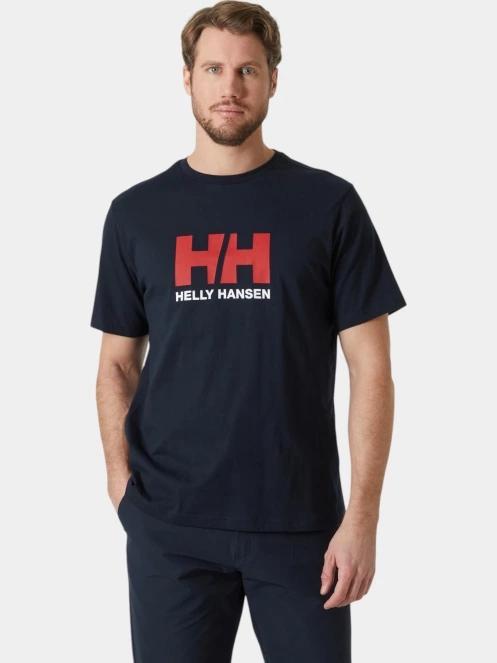 tricou cu maneci scurte pt. barbati Helly Hansen Hh Logo T-Shirt 3.0 albastru inchis 2