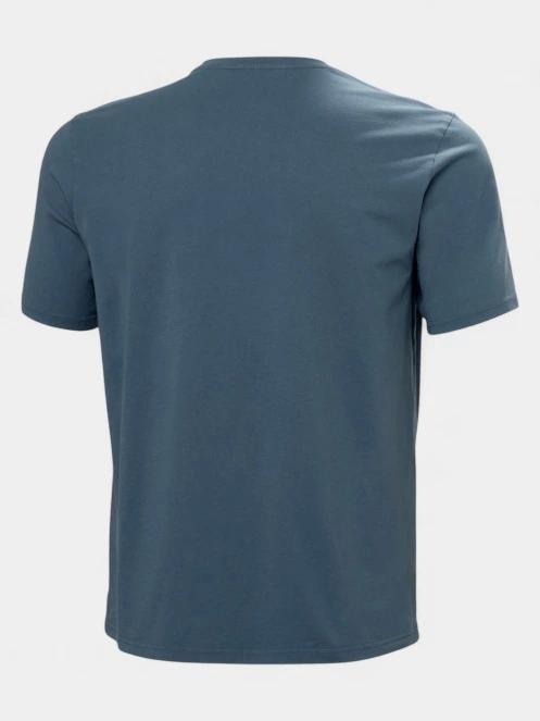 tricou cu maneci scurte pt. barbati Helly Hansen Hh Logo T-Shirt 3.0 albastru 3