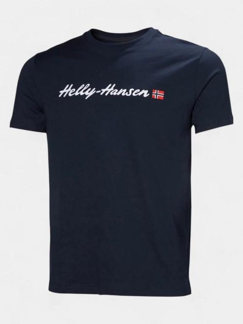 tricou cu maneci scurte pt. barbati Helly Hansen Core Graphic T 2.0 albastru inchis 2