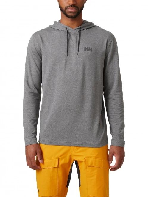 pulover cu gluga pt. barbati Helly Hansen Verglas Light Hoodie gri 2