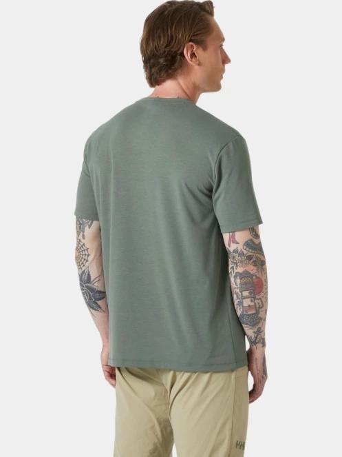 tricou cu maneci scurte pt. barbati Helly Hansen Skog Graphic T-Shirt gri 3