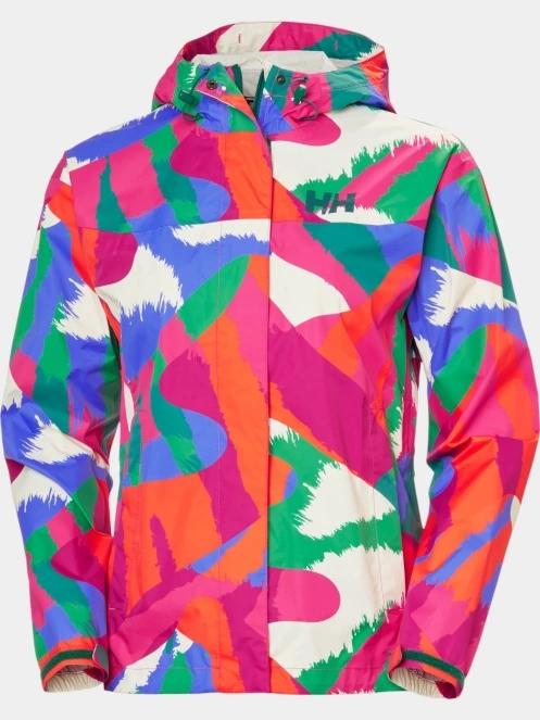 haine de ploaie pt. femei Helly Hansen W Loke Print Jacket roz 8