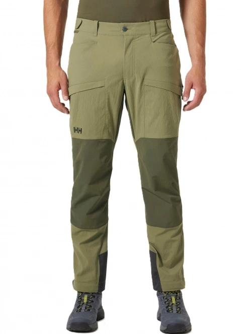 pantaloni de drumetie pt. barbati Helly Hansen Verglas Tur Pant 2.0 verde 2