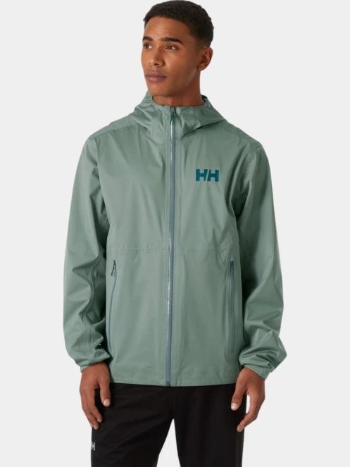 haine de ploaie pt. barbati Helly Hansen Momentum 3L Stretch Jacket verde 2