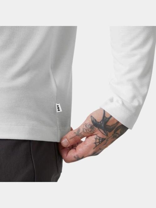 tricou cu maneci lungi pt. barbati Helly Hansen Skog Graphic Ls Tee alb 4