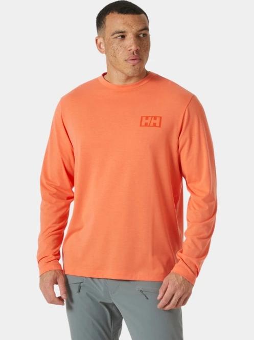 tricou cu maneci lungi pt. barbati Helly Hansen Skog Graphic Ls Tee portocaliu 2