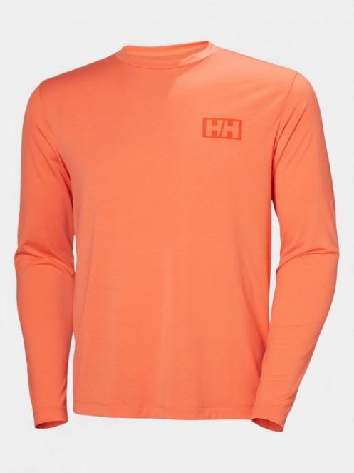 tricou cu maneci lungi pt. barbati Helly Hansen Skog Graphic Ls Tee portocaliu 6