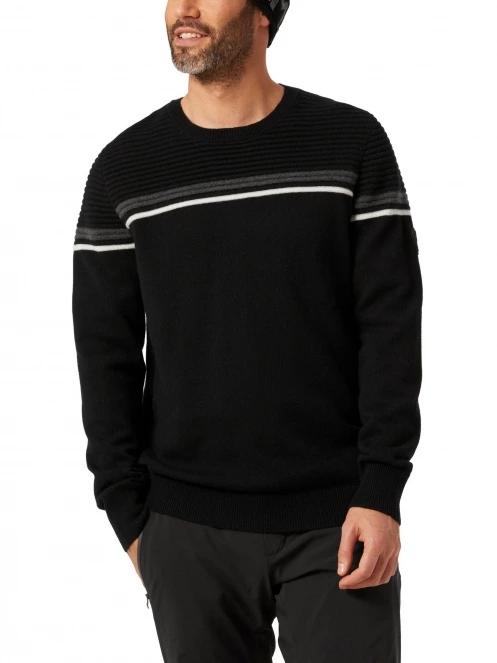pulover tricotat pt. barbati Helly Hansen Carv Knitted Sweater negru 2