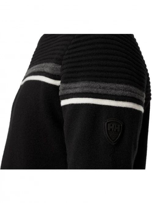 pulover tricotat pt. barbati Helly Hansen Carv Knitted Sweater negru 4