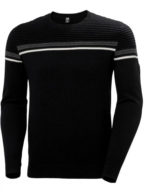 pulover tricotat pt. barbati Helly Hansen Carv Knitted Sweater negru 5