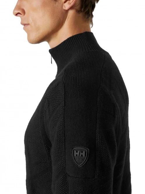 pulover tricotat pt. barbati Helly Hansen Kitz Knitted Sweat 2.0 negru 4