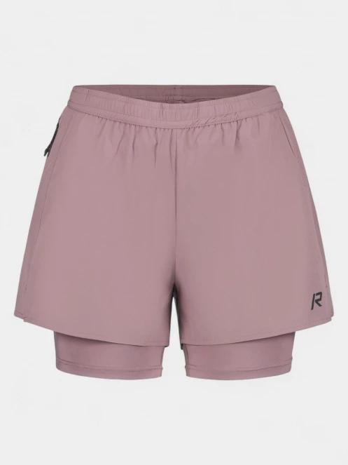 pantaloni scurti pentru sport pt. femei Rukka Rukka Makela 2In1 violet 2