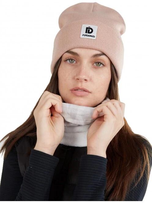 caciula tricotata pt. femei Fundango Kingdom Beanie roz 3