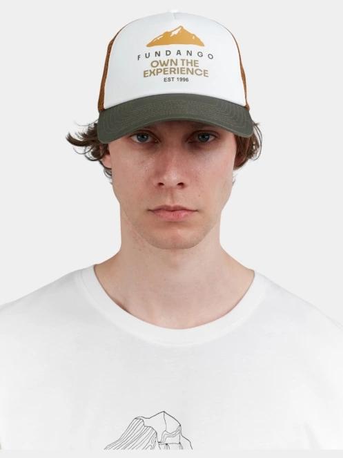 sapca de baseball pt. barbati Fundango Pyrus Trucker Cap nisip 2