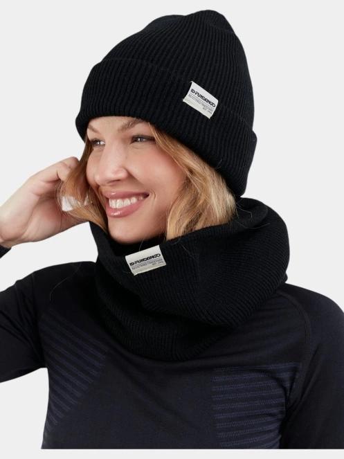 esarfa tubulara Fundango Tara Neckwarmer negru 3