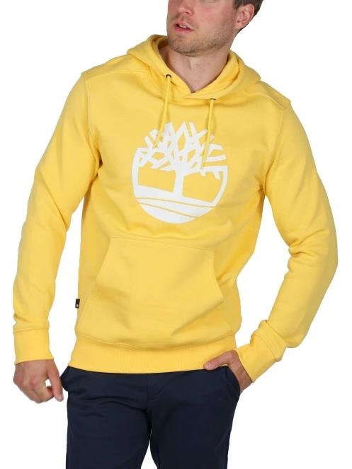 pulover cu gluga pt. barbati Timberland Tree Logo Hoodie galben 2