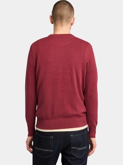 pulover pt. barbati Timberland Cotton Yd Sweater rosu 3