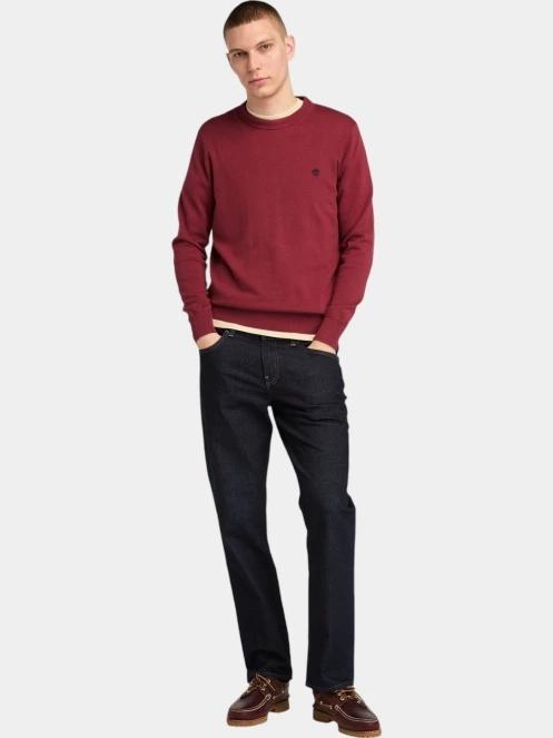 pulover pt. barbati Timberland Cotton Yd Sweater rosu 4