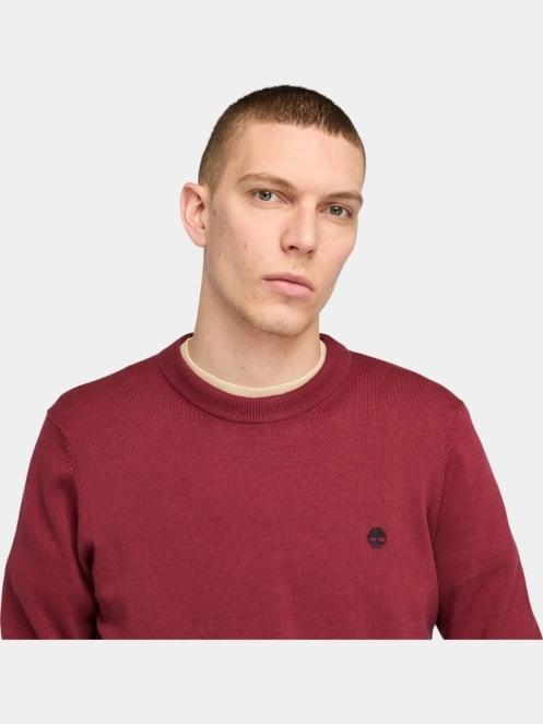 pulover pt. barbati Timberland Cotton Yd Sweater rosu 5