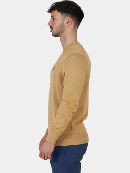 pulover pt. barbati Timberland Cotton YD Sweater maro 3