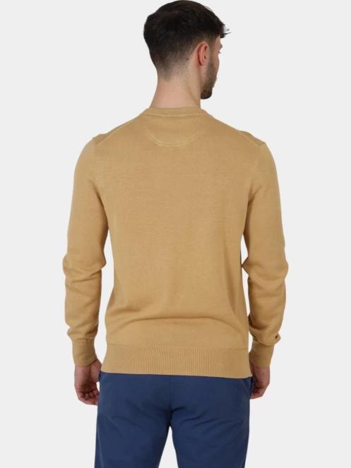 pulover pt. barbati Timberland Cotton YD Sweater maro 4