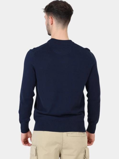 pulover pt. barbati Timberland Cotton YD Sweater albastru inchis 4