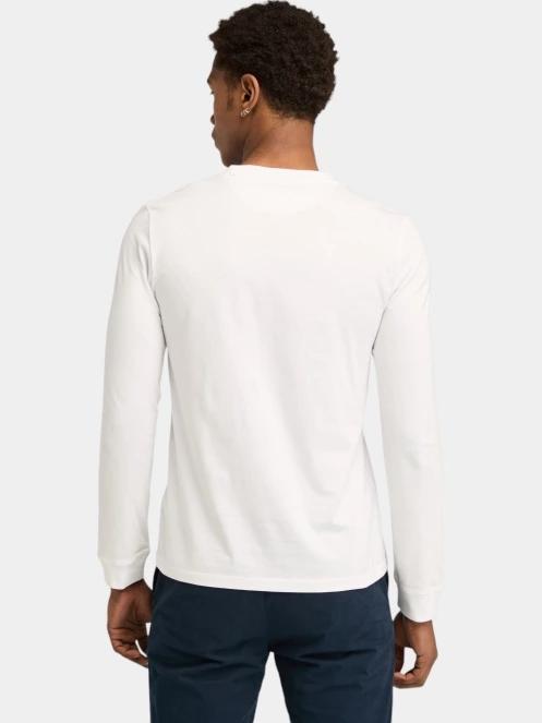 tricou cu maneci lungi pt. barbati Timberland Long Sleeve Tee alb 3