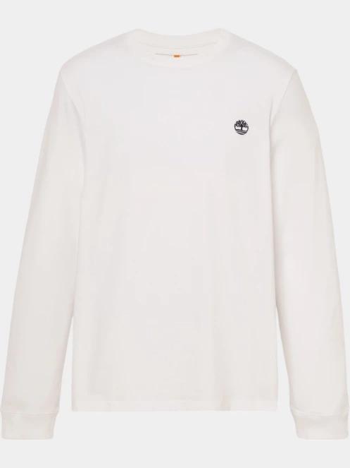 tricou cu maneci lungi pt. barbati Timberland Long Sleeve Tee alb 6
