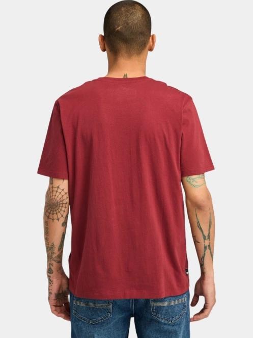 tricou cu maneci scurte pt. barbati Timberland Tree Logo Short Sleeve Tee rosu 3