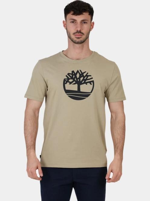 tricou cu maneci scurte pt. barbati Timberland Tree Logo Short Sleeve Tee oliv 2