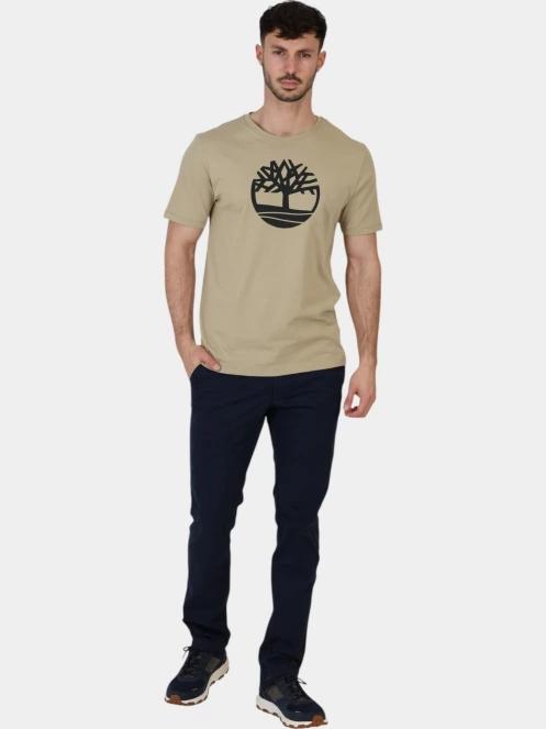 tricou cu maneci scurte pt. barbati Timberland Tree Logo Short Sleeve Tee oliv 6