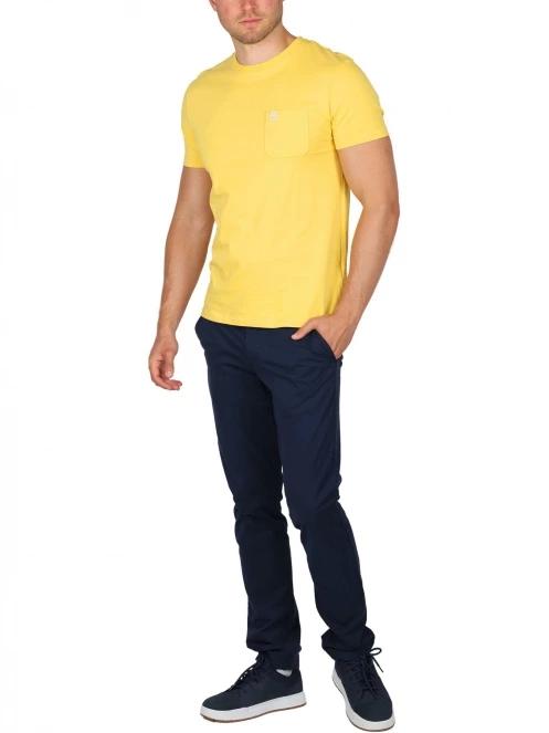 tricou cu maneci scurte pt. barbati Timberland Chest Pocket Ss Tee galben 5