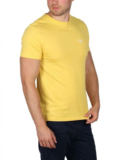 tricou cu maneci scurte pt. barbati Timberland Chest Pocket Ss Tee galben 6
