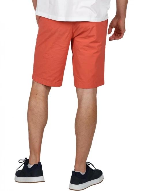 pantaloni scurti cu buzunare laterale pt. barbati Timberland Poplin Cargo Short rosu 4